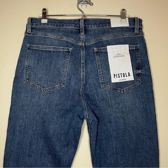 NWT PISTOLA Krista High Rise Slim Bootcut Jeans in Vibrant - Picture 9 of 11